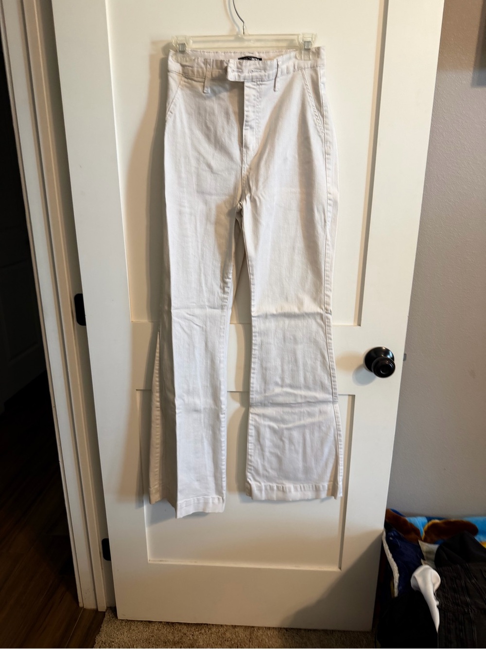 Fashion Nova White Women's Chinos - Straight Leg